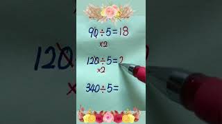 Quick division calculation🥰💥💯😍🧠💯maths mathstricks division multiplication foryou [upl. by Caryl]