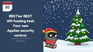 Day 20  RESTler REST API fuzzing tool Your new AppSec security control with Joël Hébert [upl. by Derfniw]