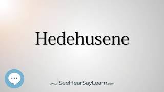 Hedehusene How to Pronounce Cities of the World💬⭐🌍✅ [upl. by Eniamrej]