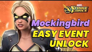 HOW TO UNLOCK MOCKINGBIRD SUPER EASY EVENT Milestone Review New Avengers  MARVEL Strike Force [upl. by Vivica782]