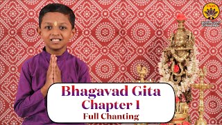 Bhagavad Gita Chapter 1  Full Chanting  Ishaan Pai  Bhagavad Gita Yajna [upl. by Baniaz]