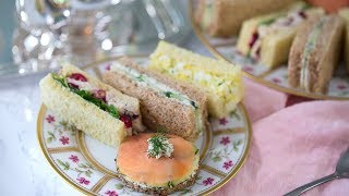 How to Make Tea Sandwiches [upl. by Urbannal]