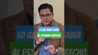 Lo que debes dominar al estudiar derecho [upl. by Maffa]