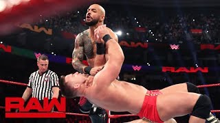 The Revival vs Ricochet amp Aleister Black  Raw Tag Team Championship Match Raw March 4 2019 [upl. by Adnilemreh]