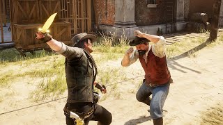 Red Dead Redemption 2  Brutal Fighting amp Funny Ragdolls Vol160 4K60FPS [upl. by Oiralednac55]