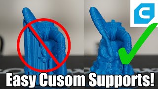 Easy Custom Manual Supports In Cura 461 For 3d Printing [upl. by Ronda]