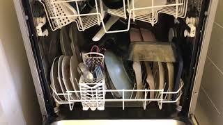 Smeg dishwasher SA623X Complete wash cycle [upl. by Cinderella546]