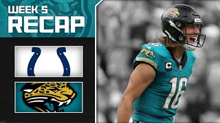 Colts vs Jaguars Recap  Throwback Uniforms Win [upl. by Alial]