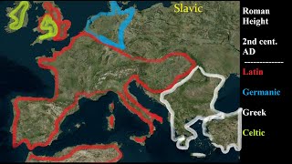 Rome amp Europes Language Families  History Maps  Romance Celtic Germanic and Slavic Languages [upl. by Diahann261]