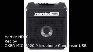 Hartke HD50 Rec by OKER MIC2020 Microphone Condensor USB [upl. by Gamages]