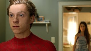 Aunt May Finds Out quotWTFquot Ending Scene  SpiderMan Homecoming 2017 Movie Clip HD [upl. by Devland]