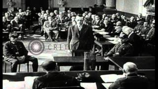 Conspirators of July 20 Plot to assassinate Adolf Hitler appears at Peoples CourHD Stock Footage [upl. by Htebaras]