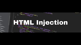 HTML INJECTION within 2 minutes  Full Information  cyber security  Ethical Hacking [upl. by Hcahsem]