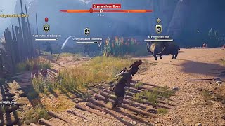 EASIEST Way To Kill The EryManthian Boar Using Other Mercenaries [upl. by Ahsikrats]