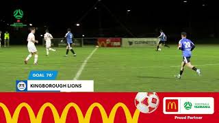 McDonalds NPL Tasmania Round 12 Goal Highlights Kingborough Lions v Glenorchy Knights [upl. by Ahseyn979]