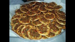 Tarsus Fındık Lahmacunu nasıl yapılır Malzemeleri ve Tarifi [upl. by Yrian]