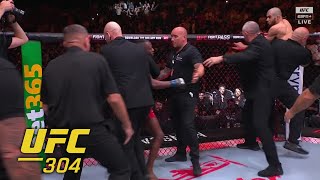 Security separates Muhammad Mokaev amp Manel Kape before their UFC304 fight  ESPN MMA [upl. by Beaumont]