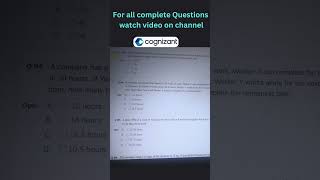 cognizant recently ask questions cognizant [upl. by Aldrich]