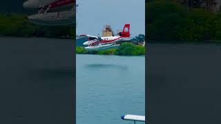 🌊🛩️ Mesmerizing Seaplane Landing in the Maldives 🌴✨ [upl. by Allanson]