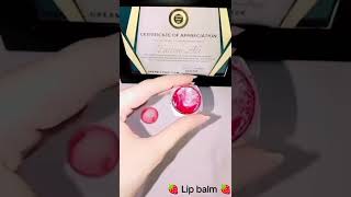 🍓 Lip Balm 🍓The lip balm is specially designed to soften and pinken your lips [upl. by Ormond]