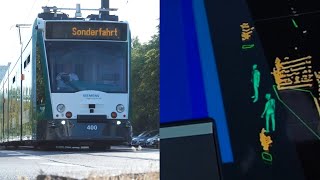 Test in Potsdam Straßenbahn ohne Fahrer  DER SPIEGEL [upl. by Blount]