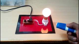 Remote Control Light Bulb Switch ♦ ECE EEE Mini Project ♦ School Science Project [upl. by Edelsten311]