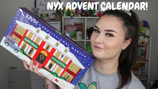 LETS UNBOX THE NYX 2024 ADVENT CALENDAR [upl. by Nellaf]