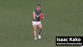 Isaac Kako  National Championships Vic Metro vs Allies [upl. by Kristianson]