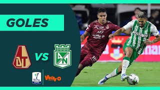 Tolima vs Nacional 21  Liga BetPlay 20221  Final Vuelta [upl. by Assirak]