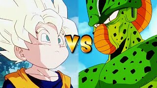 Goten VS Imperfect Cell [upl. by Annayd]