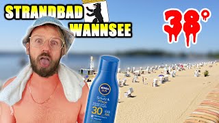 HITZEWELLE IN DEUTSCHLAND wie ist das STRANDBAD WANNSEE in BERLIN [upl. by Bayer]