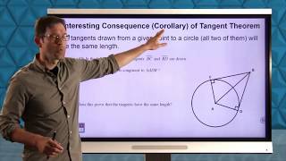 Common Core GeometryUnit 9Lesson 5Tangents to Circles [upl. by Noryak544]