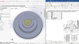 Base drawing for Swivel Pulley AssySLDASM [upl. by Larissa]