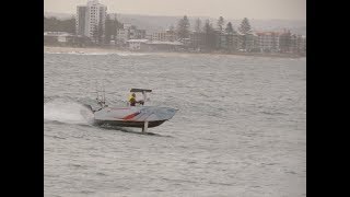 Quick view of the HYDROFOILS fitted to Waverider 550 [upl. by Gwendolyn]