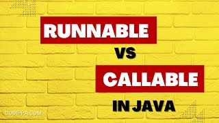 Runnable Vs Callable in java  Difference between Runnable and Callable interfaces in java threads [upl. by Neda]