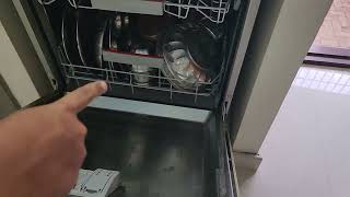 bosch dishwasher tour demo dishwasherdemo dishwasherreview [upl. by Dlaniger194]