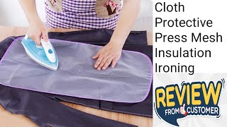 Cloth Protective Press Mesh Insulation Ironing  Board Mat Cover Against Pressing Pad Mini Iron [upl. by Lyrac811]