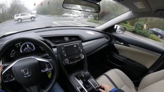 New 2017 Honda Civic Model POV test drive [upl. by Alcott826]