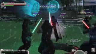 Phalanx Guild vs Darth Vader  swg event [upl. by Gratianna723]