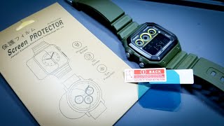 Casio World Time Screen Protector [upl. by Ynolem209]