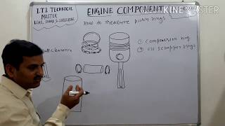 piston rings measurement piston ring installation how to fit piston rings buttaxial and end gap [upl. by Sherrard411]