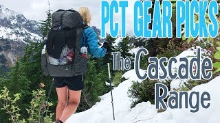 PCT 2017 Gear Picks Whats In My Pack The Cascade Range [upl. by Lebaron1]