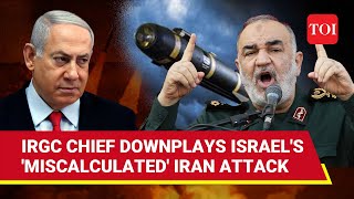 Israel Bombs Iran IRGC Chief Warns Of Bitter Consequences Says Attack On Military Sites Failed [upl. by Magdalene]