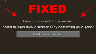 How To Fix Failed To LoginInvalid Sessiontry restarting your game [upl. by Dj]