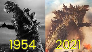 Evolution of Godzilla in Movies 19542021 Godzilla vs Kong [upl. by Nwatna]