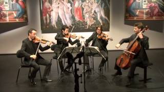 Quatuor Ebène  WA Mozart Divertimento F major KV 138 [upl. by Yorgen]