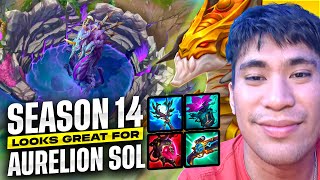 Season 14 is looking AMAZING For Aurelion Sol NEW MAP MAGE BUFFS [upl. by Ettesoj]