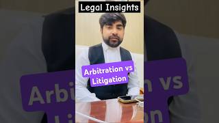 Arbitration vs Litigation  Legal Insights shorts law legalinsights ugcnet2024 karansir [upl. by Beasley382]