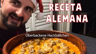 COCINANDO RECETA ALEMANA  ÜBERBACKENE HACKBÄLLCHENalbondigas al horno [upl. by Seyler]