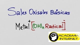 Sales Oxisales Básicas [upl. by Donohue]